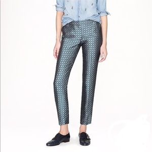 JCREW collection Cafe Capri in Jade Foulard Silk 0